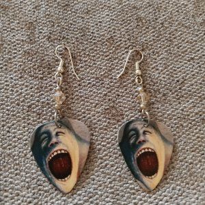 PINK FLOYD GUITAR PICK EARRINGS